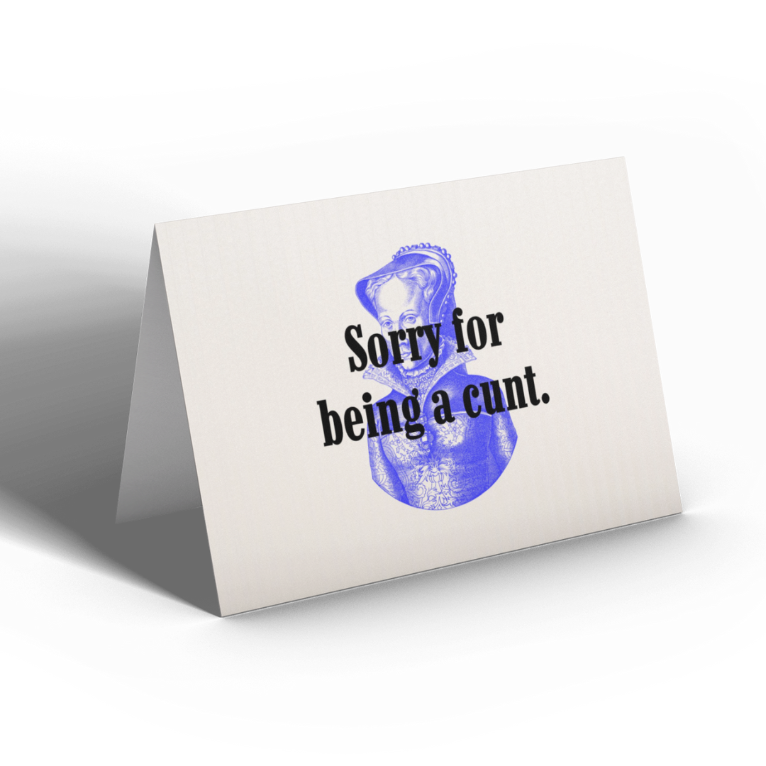 sorry card
