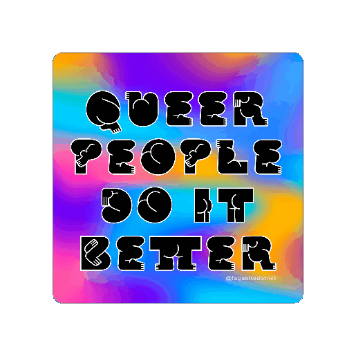 queer people do it better sticker