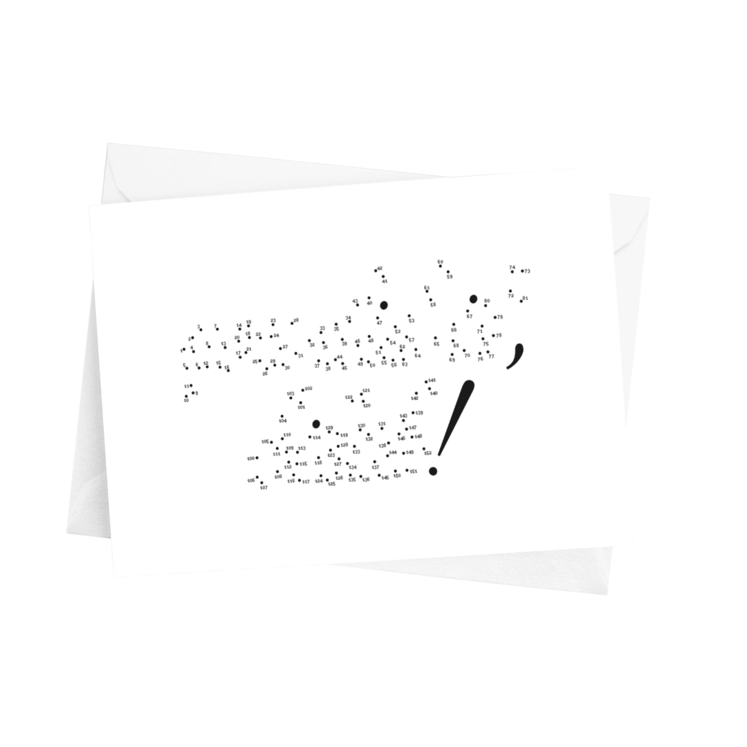 connect the dots card