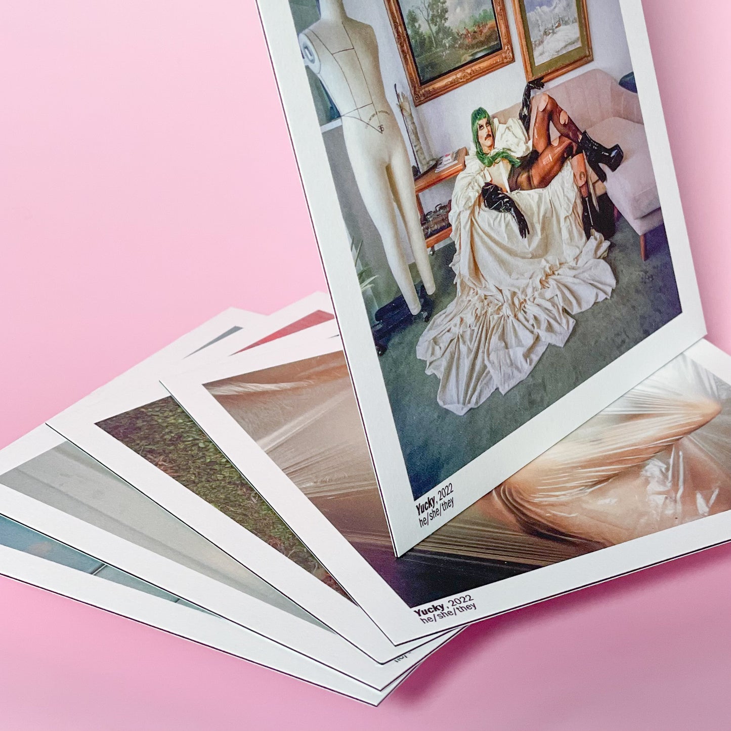 yucky x queer intimacies postcard set