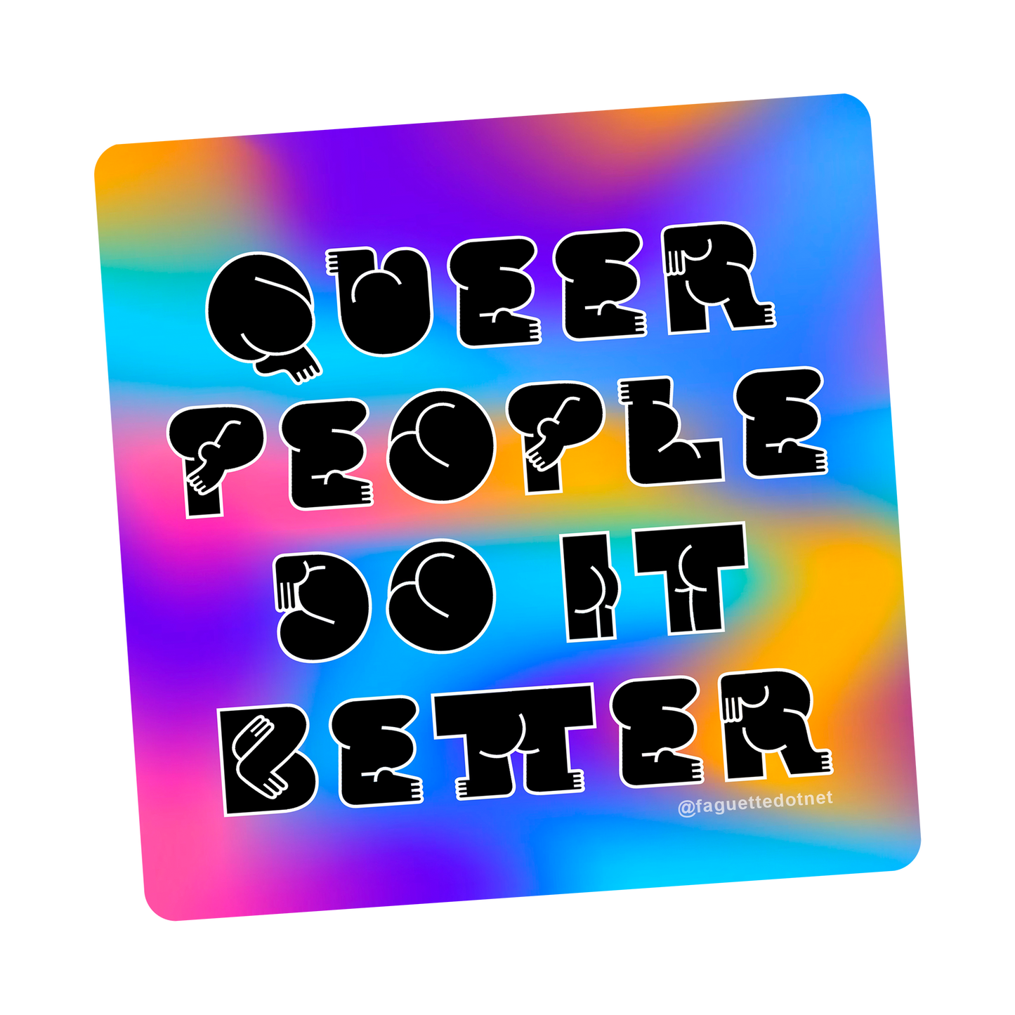 queer people do it better sticker