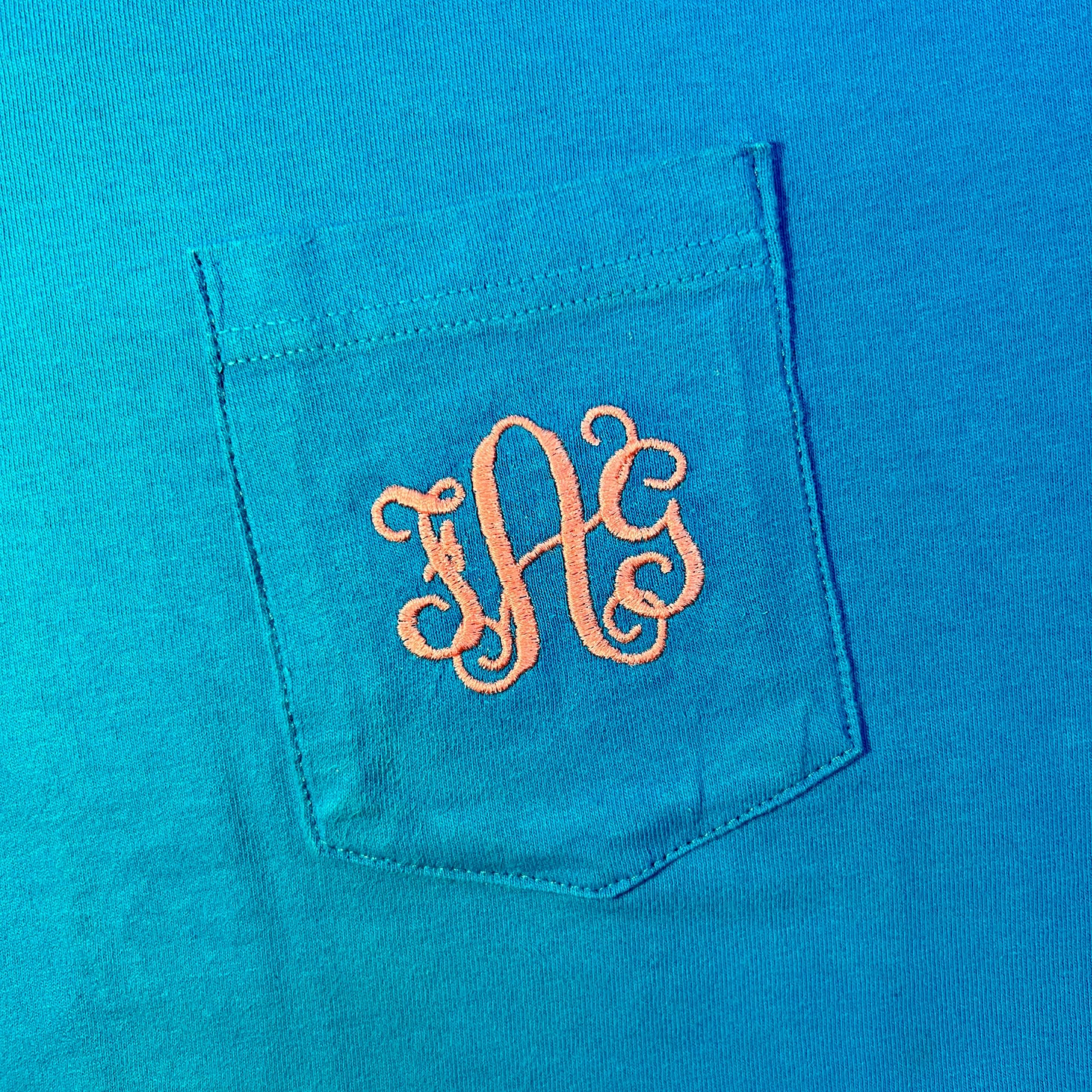 vintage embroidered pocket tee